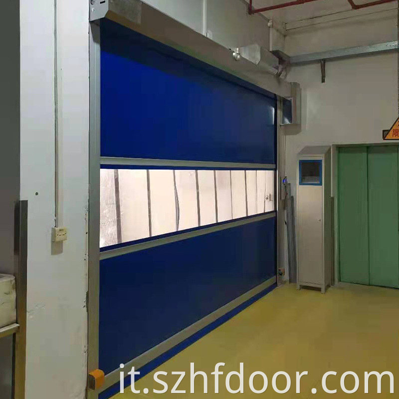 PVC fast rolling shutter door